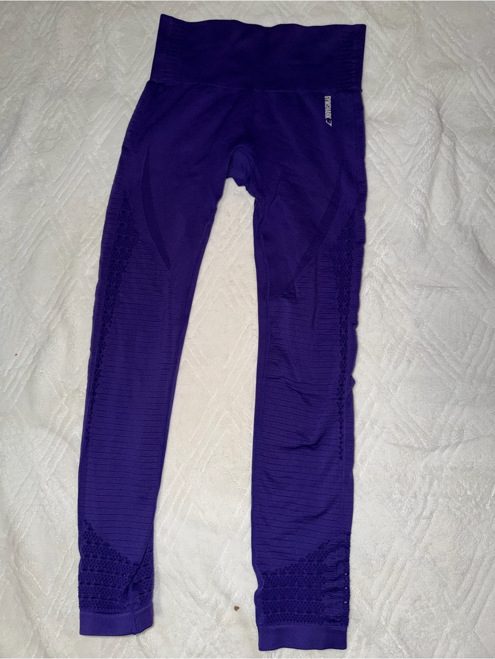 Gymshark Womens Deep Purple Seamless Leggings
